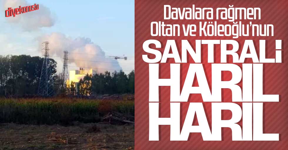 Santral davalara rağmen çalışmaya devam ediyor