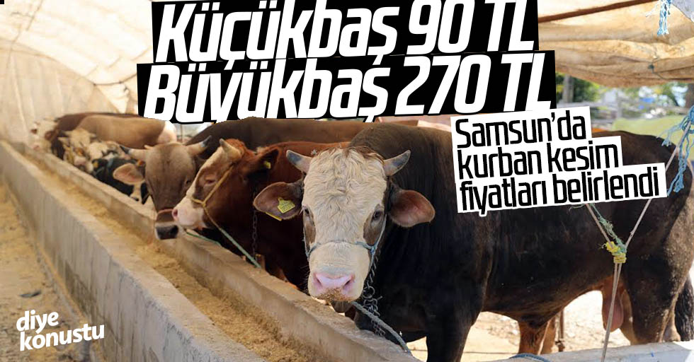 Kurbanlar bu fiyatlara kesilecek
