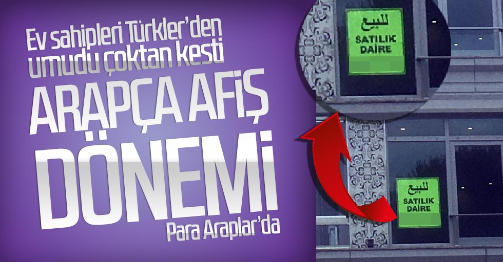 Ev satışlarında Arapça satış dönemi
