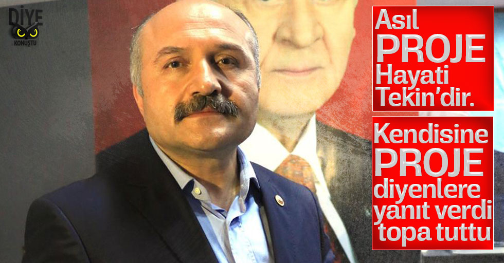 Usta: Asıl proje Hayati Tekin’dir