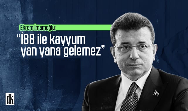 İmamoğlu: İBB ile kayyum yan yana gelemez