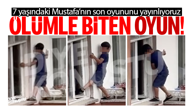 Ölüm oyunu… İşte minik Mustafa’nın ölmeden az önceki görüntüleri…