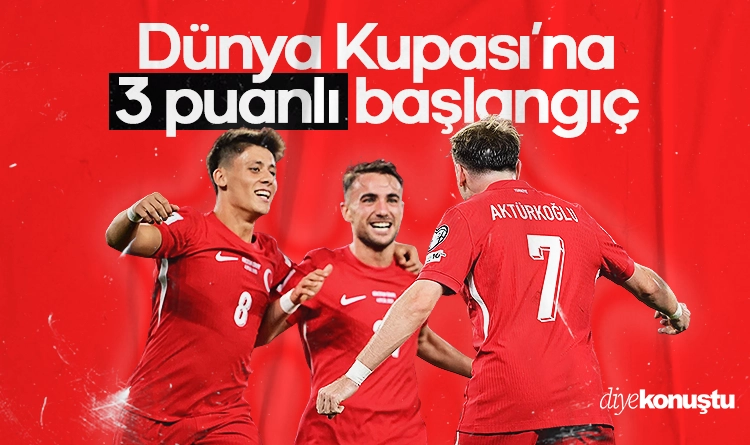 Dünya Kupası yolculuğuna 3 puanlı başlangıç