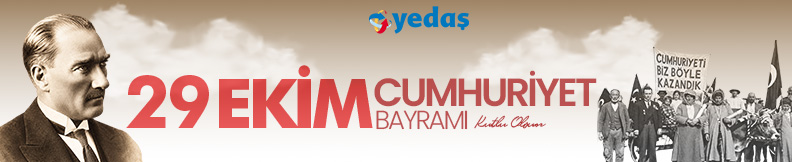 YEDAŞ 29 Ekim Cumhuriyet Bayramı ilanı