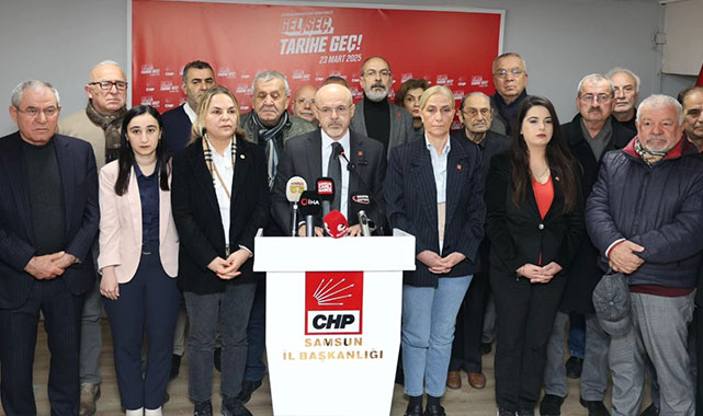 CHP Samsun'dan İmamoğlu tepkisi: Bu bir darbedir