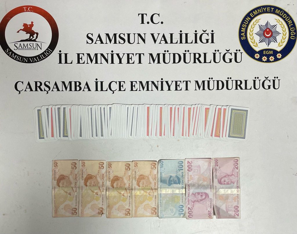 Operasyon üstüne operasyon! Emniyet Samsun'da kumara 'dur' dedi