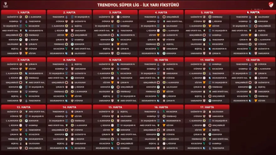 Fikstür: BeinSports