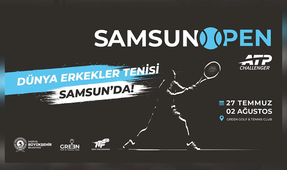 25 ülkeden tenisçiler Samsun'da buluşuyor! ATP Challenger heyecanı başlıyor