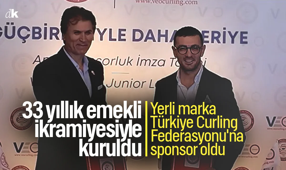 33 yıllık emekli ikramiyesiyle kuruldu! Yerli marka Türkiye Curling Federasyonu'na sponsor oldu