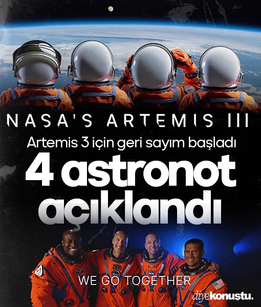 Artemis 3 için geri sayım başladı: NASA, Ay görevinin 4 astronotunu açıkladı