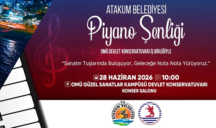 Atakum Belediyesi ev sahipliği yapacak: Samsun'da Piyano Şenliği düzenleniyor