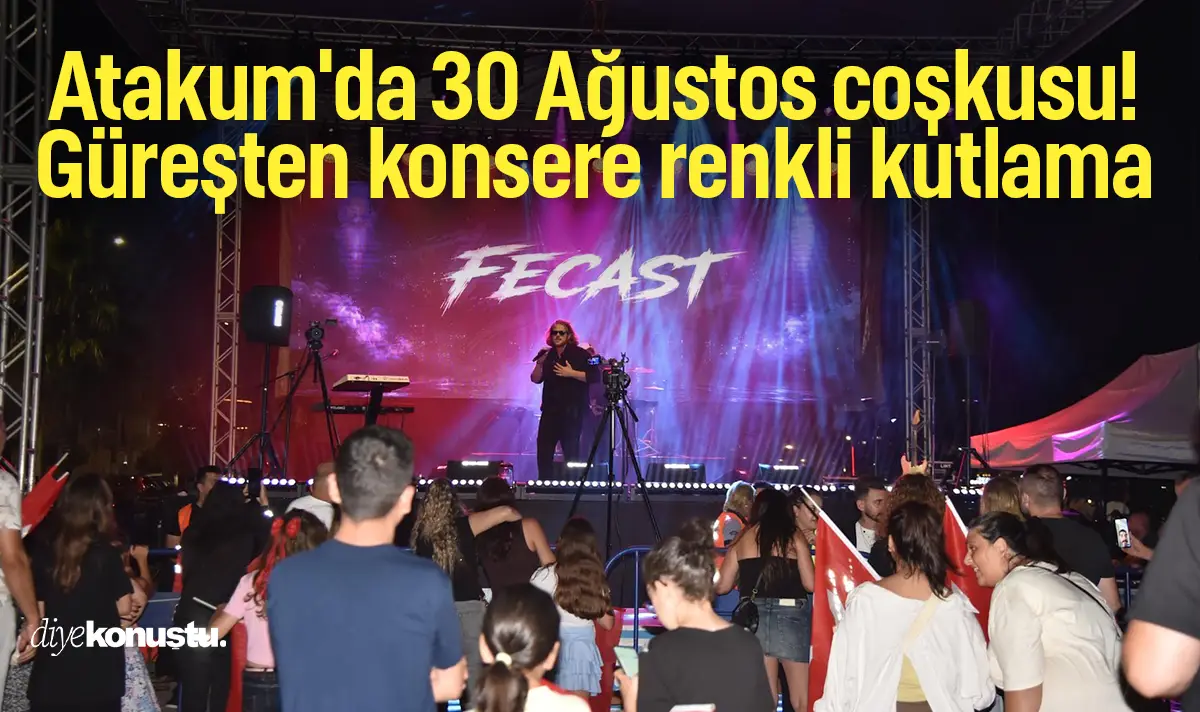 Atakum'da 30 Ağustos coşkusu! Güreşten konsere renkli kutlama