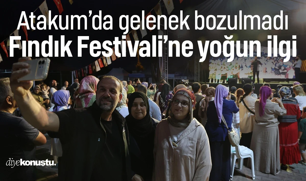 Atakum’da büyük buluşma: Fındık Festivali renkli görüntülere sahne oldu