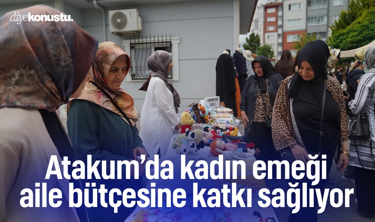 Atakum’da kadın emeği aile bütçesine katkı sağlıyor