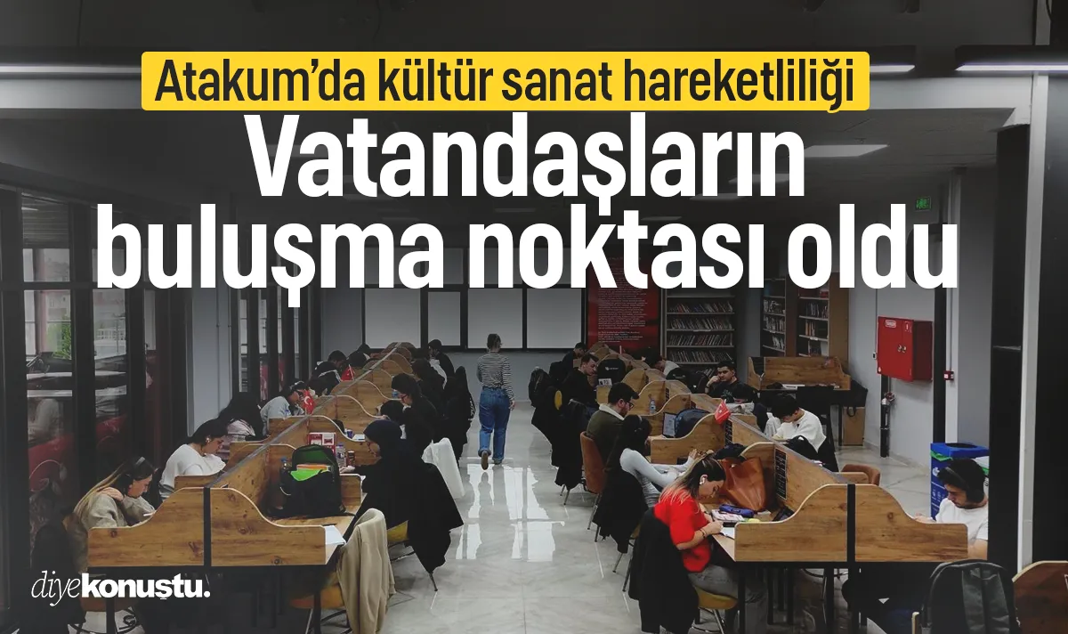 Atakum’da kültür sanat hareketliliği: Merkez vatandaşların buluşma noktası oldu