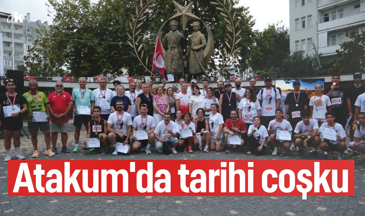 Atakum'da tarihi coşku! Lozan’ın 103. yıl dönümünde Ata’ya Saygı Koşusu