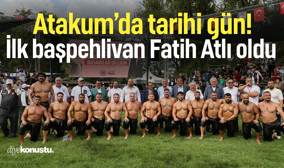 Atakum’da tarihi gün: İlk başpehlivan Fatih Atlı oldu