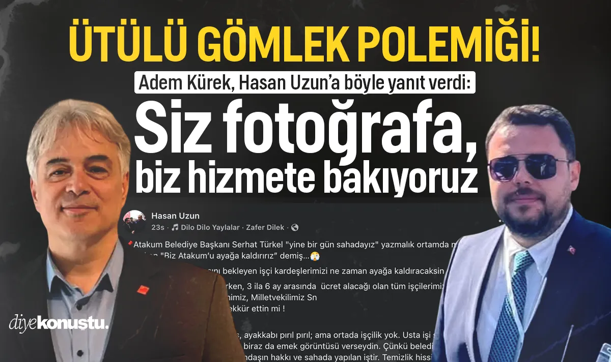Atakum’da 'ütülü gömlek' polemiği: Siz fotoğrafa, biz hizmete bakıyoruz