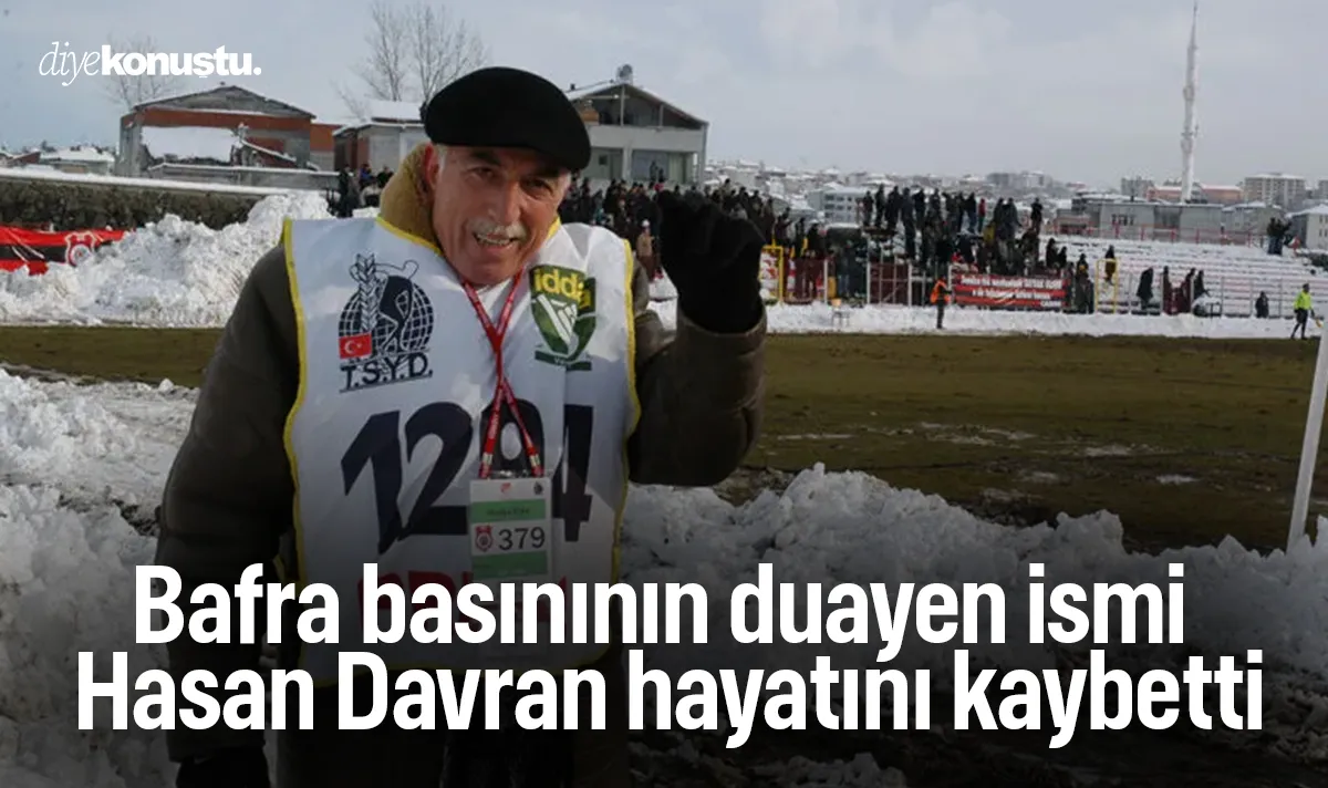 Bafra basınının duayen ismi Hasan Davran hayatını kaybetti