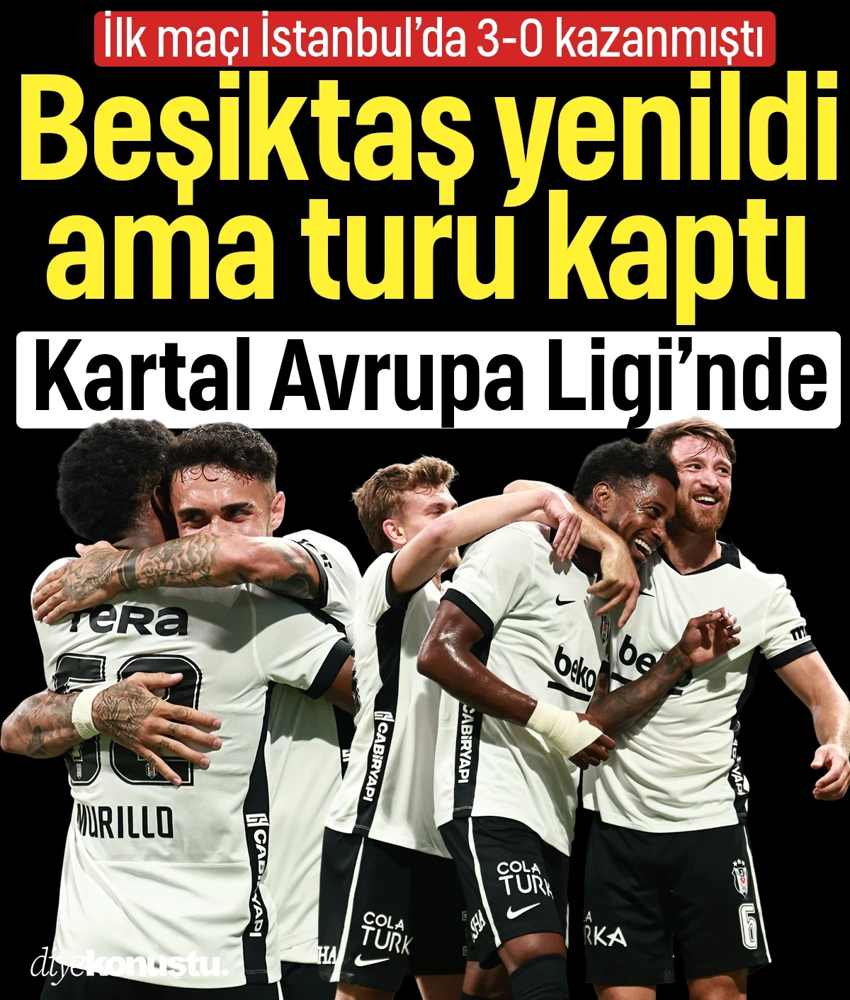 Beşiktaş yenildi ama turu kaptı: Kartal Avrupa Ligi’nde