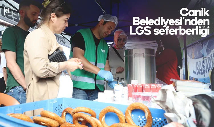 Canik Belediyesi’nden LGS seferberliği