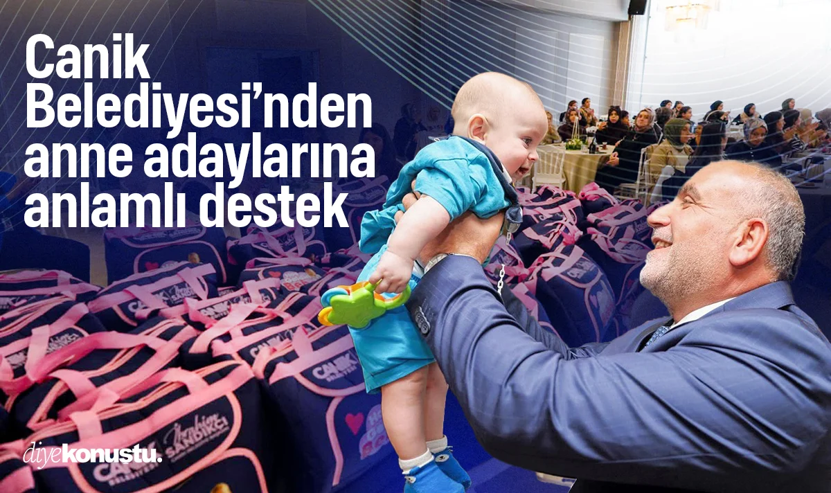 Canik Belediyesi’nden anne adaylarına anlamlı destek