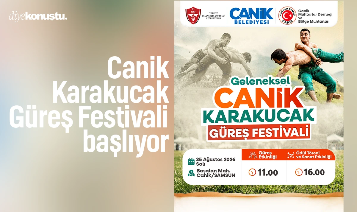 Canik Karakucak Güreş Festivali başlıyor