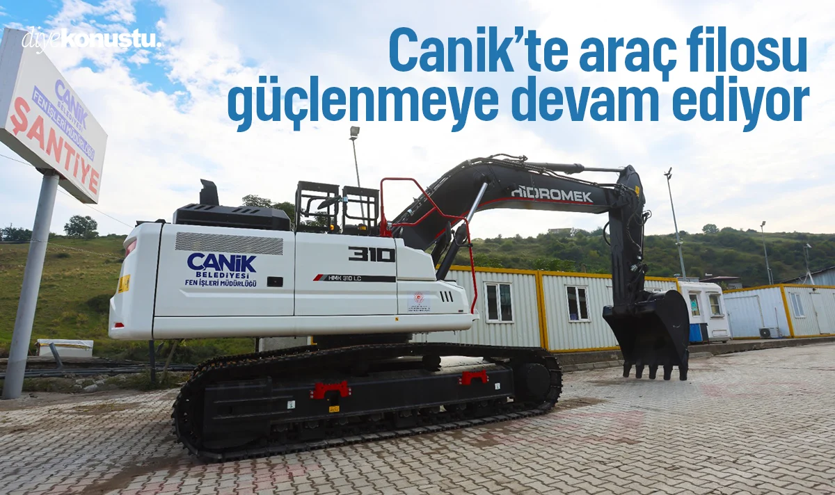 Canik’te belediye araç filosu güçlenmeye devam ediyor