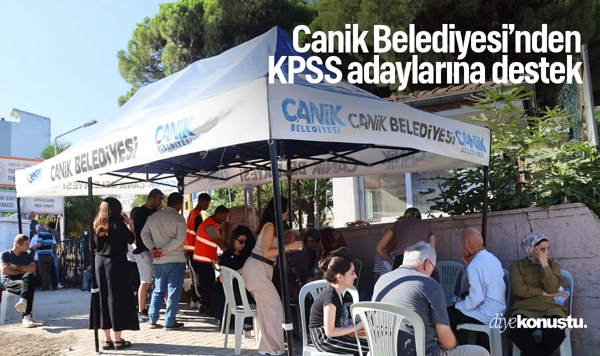 Canik Belediyesi'nden KPSS adaylarına destek