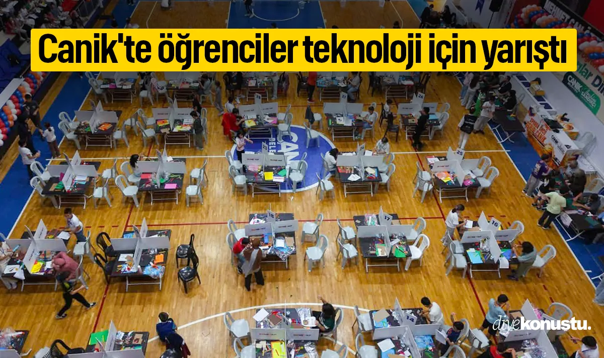 Canik'te öğrenciler teknoloji için yarıştı