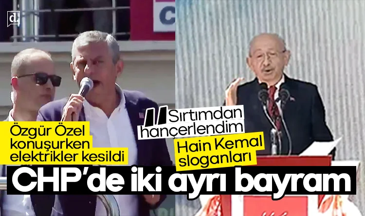 CHP'de iki ayrı bayram: Kılıçdaroğlu 'hesap sormak', Özel 'kayyım meselesi' dedi