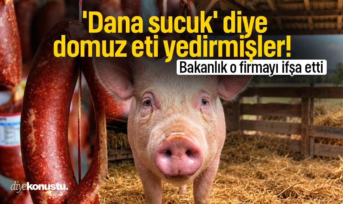 'Dana sucuk' diye domuz eti yedirmişler! Bakanlık ifşa etti: Skandal Türkiye gündemine girdi