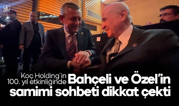 Devlet Bahçeli ile Özgür Özel aynı etkinlikte tokalaştı: Samimi sohbet dikkat çekti