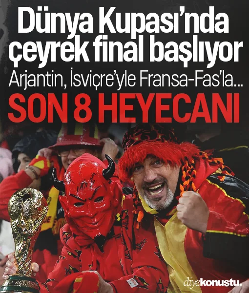 Dünya Kupası’nda çeyrek final eşleşmeleri belli oldu: İşte son 8 programı