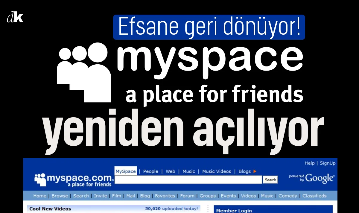 Efsane geri dönüyor! MySpace yeniden açılıyor, sosyal medyada yeni dönem başlıyor