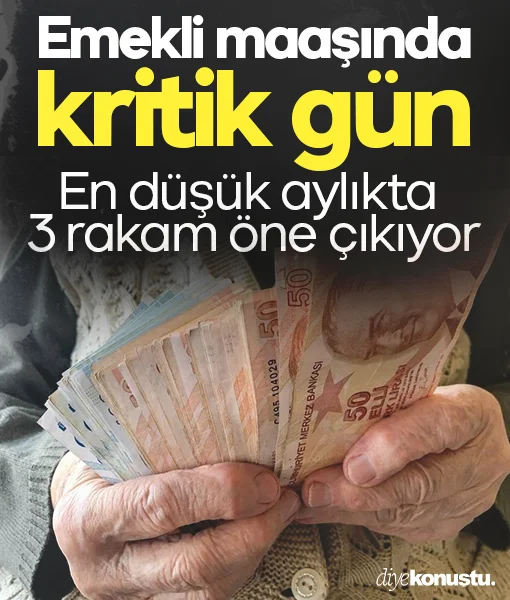 Emekli maaşı için kritik gün: En düşük aylıkta 3 rakam öne çıkıyor