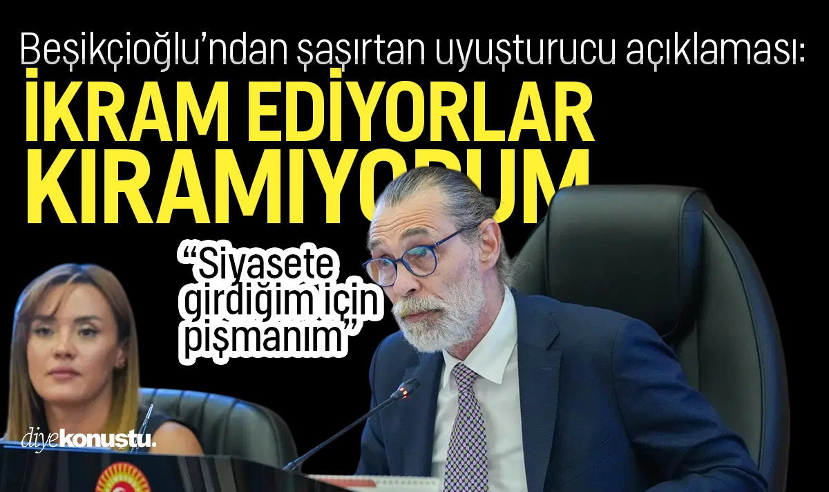 Erdal Beşikçioğlu’ndan şaşırtan uyuşturucu açıklaması: Ortamlarda ikram ediyorlar, kıramıyorum