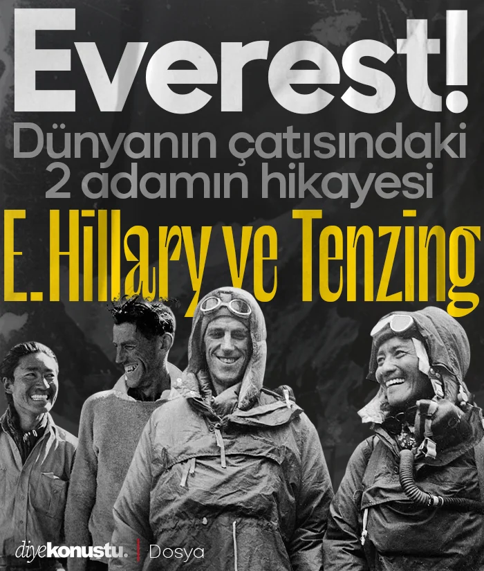 Everest’in zirvesine çıkan ilk insanlar: Tenzing Norgay ve Edmund Hillary’nin nefes kesen hikayesi