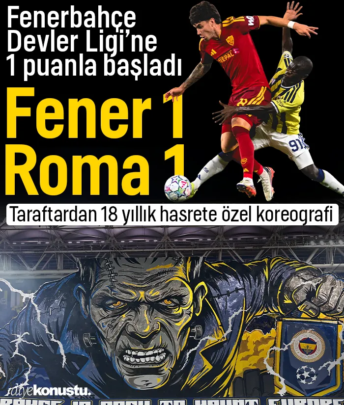 Fenerbahçe Şampiyonlar Ligi'ne beraberlikle başladı: Kadıköy'de kazanan çıkmadı