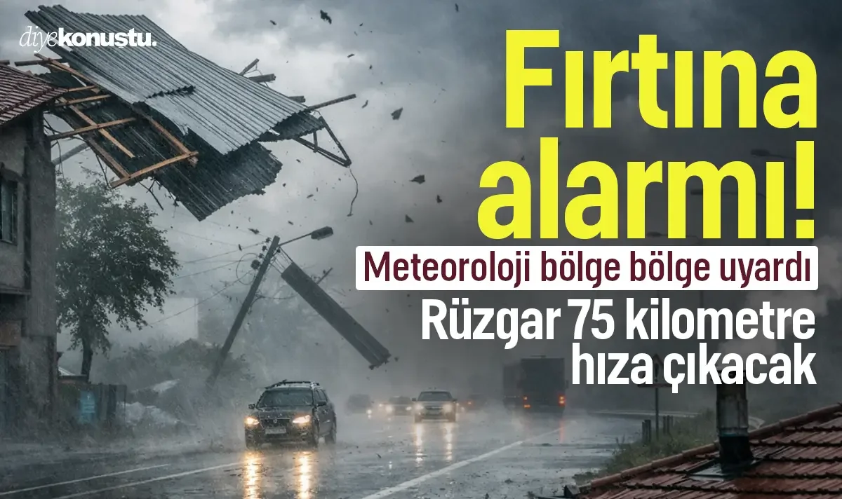 Fırtına için saat verildi! Meteoroloji peş peşe uyardı: Rüzgar 75 kilometre hıza çıkacak