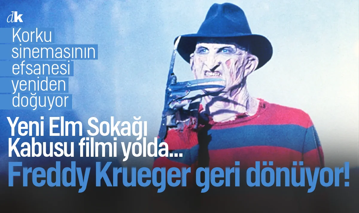 Freddy Krueger geri dönüyor! Korku sinemasının efsanesi yeniden doğuyor: Yeni Elm Sokağı Kabusu filmi yolda