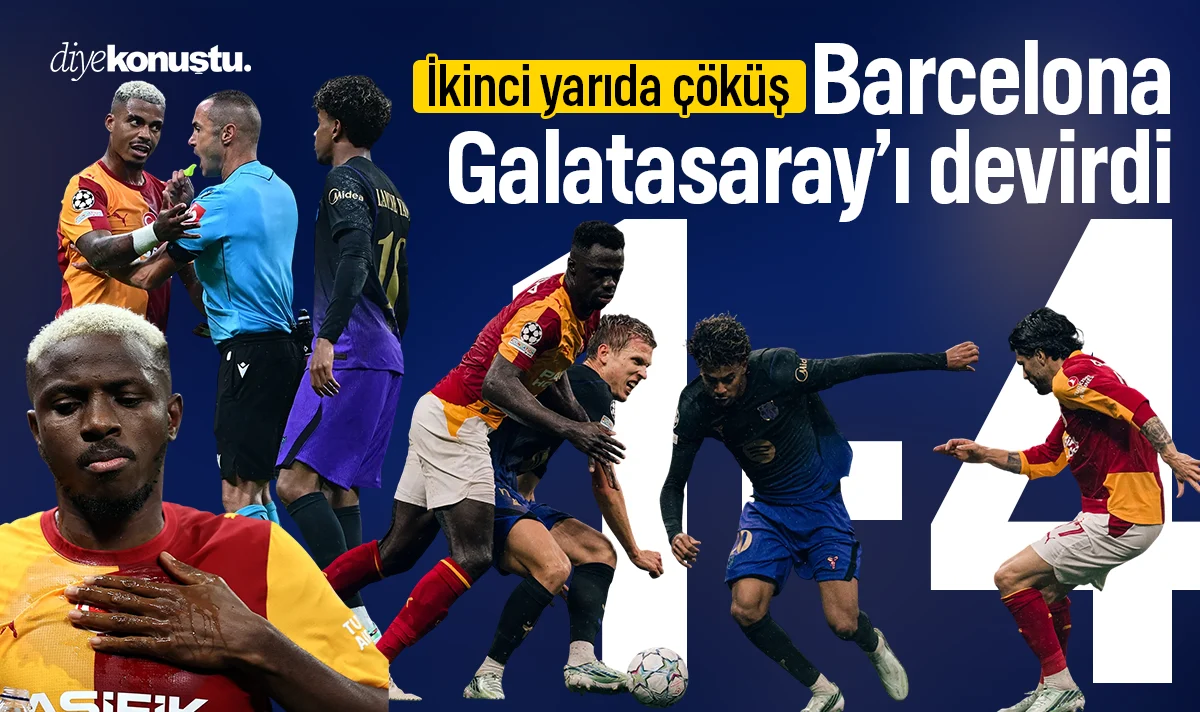 Galatasaray’da ikinci yarıda çöküş! Batrakov’un golü yetmedi: Barcelona 4-1 kazandı