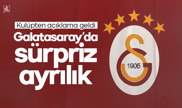 Galatasaray’da sezon öncesi sürpriz ayrılık: Kulüpten açıklama