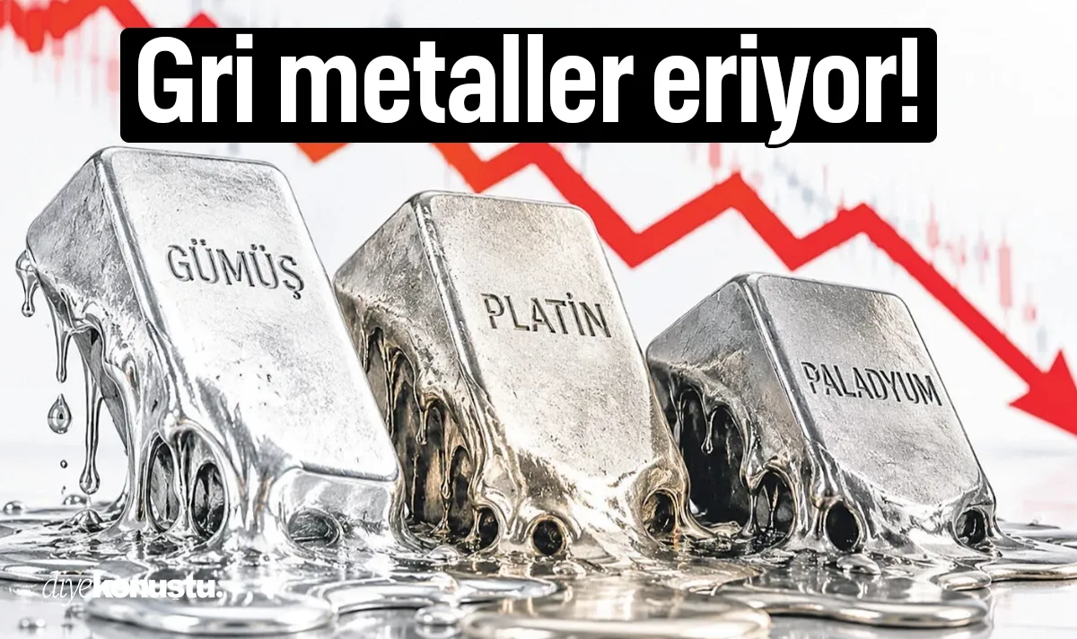 Gri metaller eriyor! Fiyatlar 60 dolar bandına geriledi