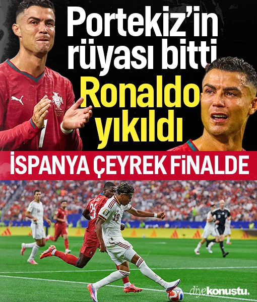 İspanya’dan Portekiz’e son dakika darbesi: Ronaldo yıkıldı