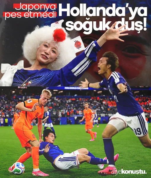 Japonya pes etmedi! Son dakika golüyle Hollanda’ya soğuk duş