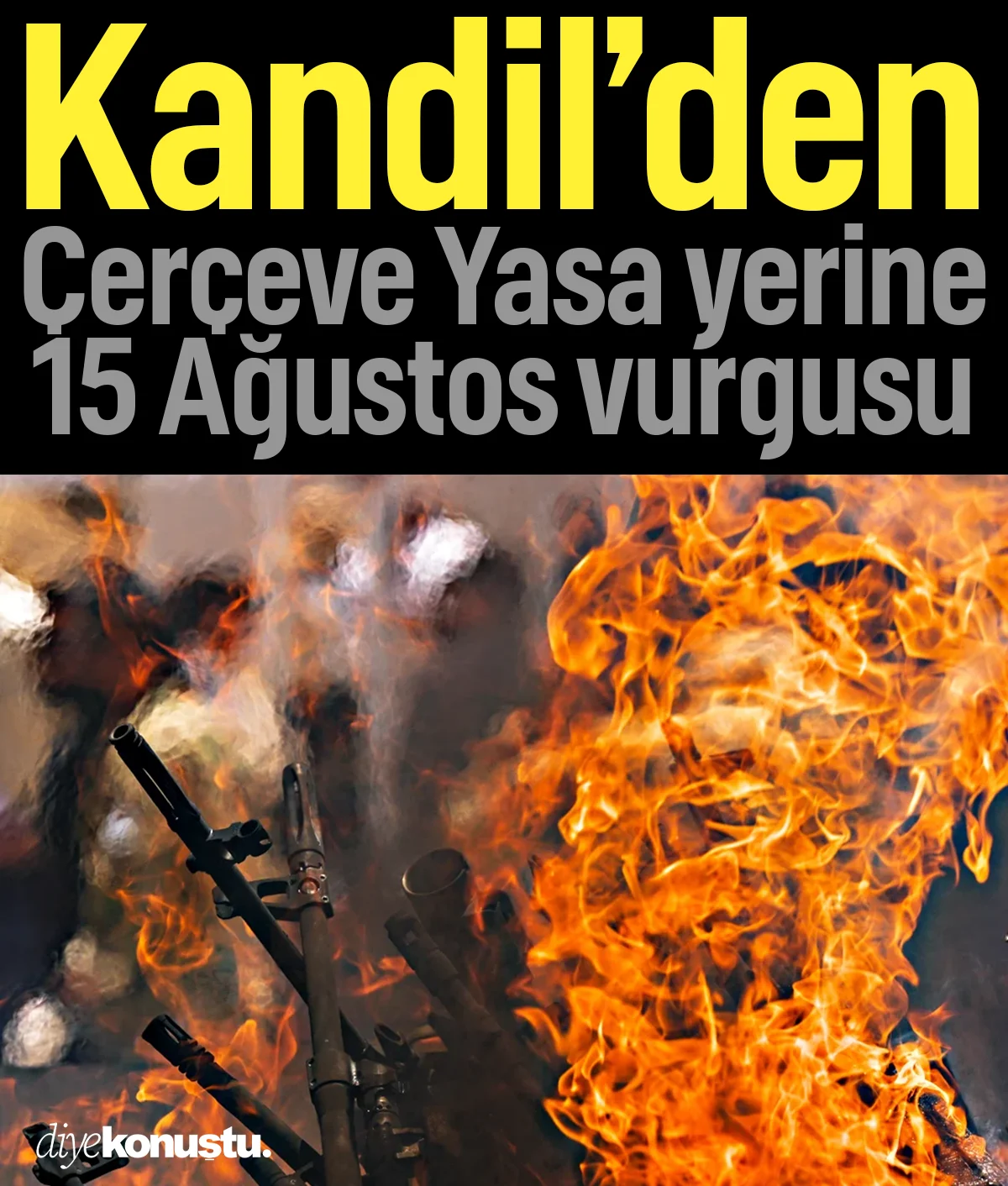 Kandil’den dikkat çeken mesaj: Çerçeve Yasa yerine 15 Ağustos vurgusu
