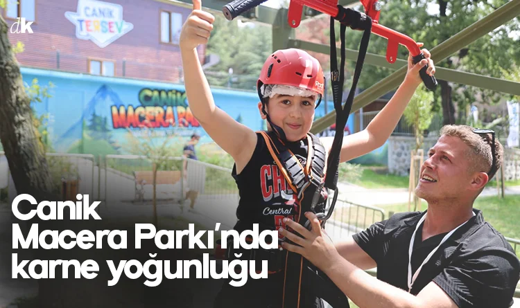Karadeniz’in en büyük macera parkında karne yoğunluğu