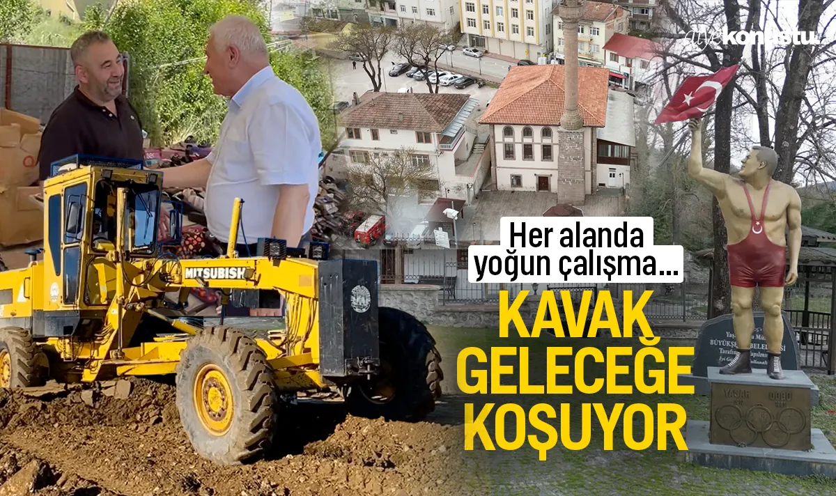 Kavak geleceğe koşuyor! İlçede her alanda yoğun çalışma