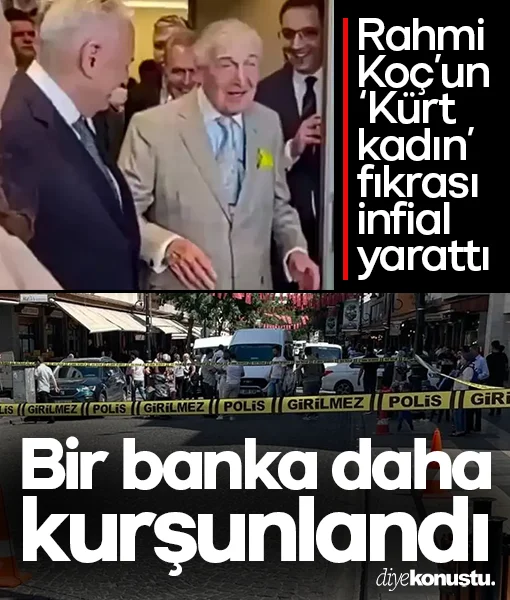 Koç Grubu'na ait bir banka daha kurşunlandı: Can kaybı yok, geniş çaplı soruşturma